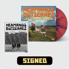 Hermanos Gutierrez SIGNED LP Los Ojos Del Condor COLORED Vinyl picture