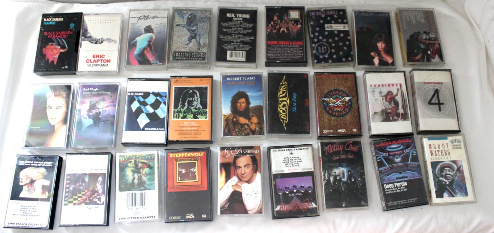 HUGE LOT 183 VINTAGE CASSETTE TAPES 80S 90S ROCK METAL FEW POP COUNTRY CHRISTMAS