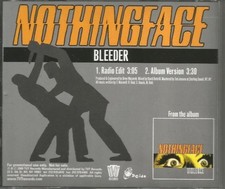 NOTHINGFACE Bleeder 2TRX w/ RARE RADIO EDIT PROMO Near Mint picture