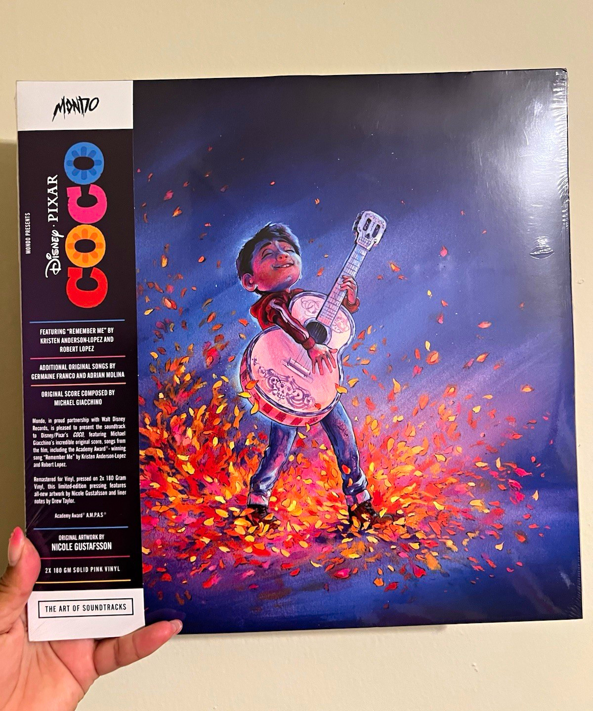 Michael Giacchino Disney Coco Soundtrack Vinyl 2LP Limited Pink Colored 180-220g