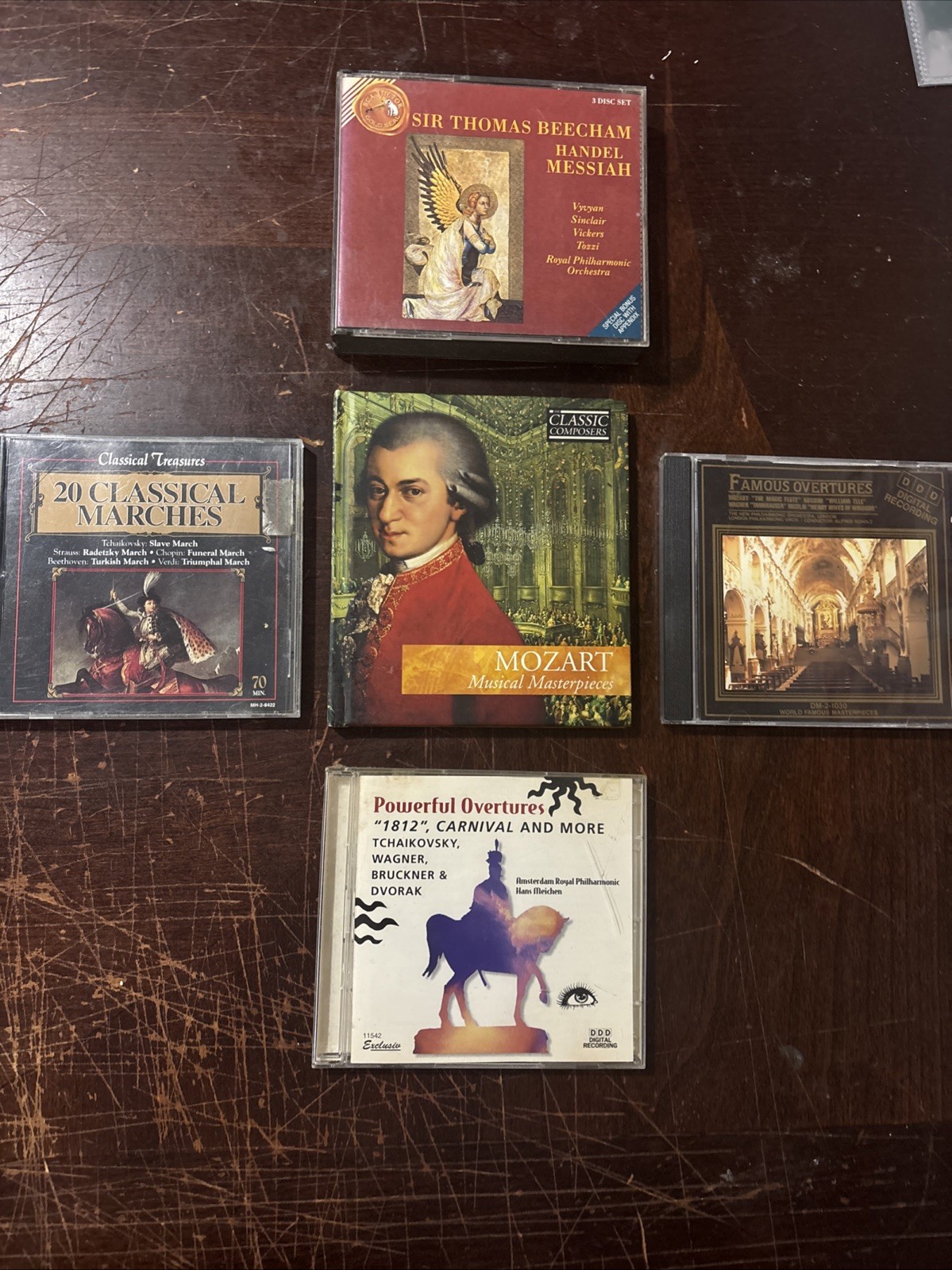 Mozar Musical Masterpiece And More Classical Music Lot Of 5 CD’s