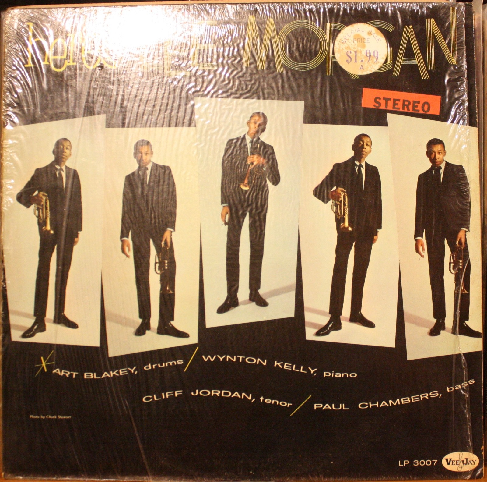 LEE MORGAN *Here\'s Lee Morgan* 1961 BOP JAZZ LP on VEE-JAY LP 3007 VG++ COPY