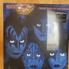 KISS Creatures of the Night US LP 2014 180 Gram Issue Still Sealed W/ Seam Split picture