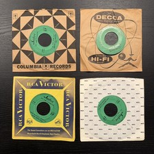 Lot of 4 Seeburg Panel 7 & 8 All Time Favorites 45 RPM EP Jukebox Records picture