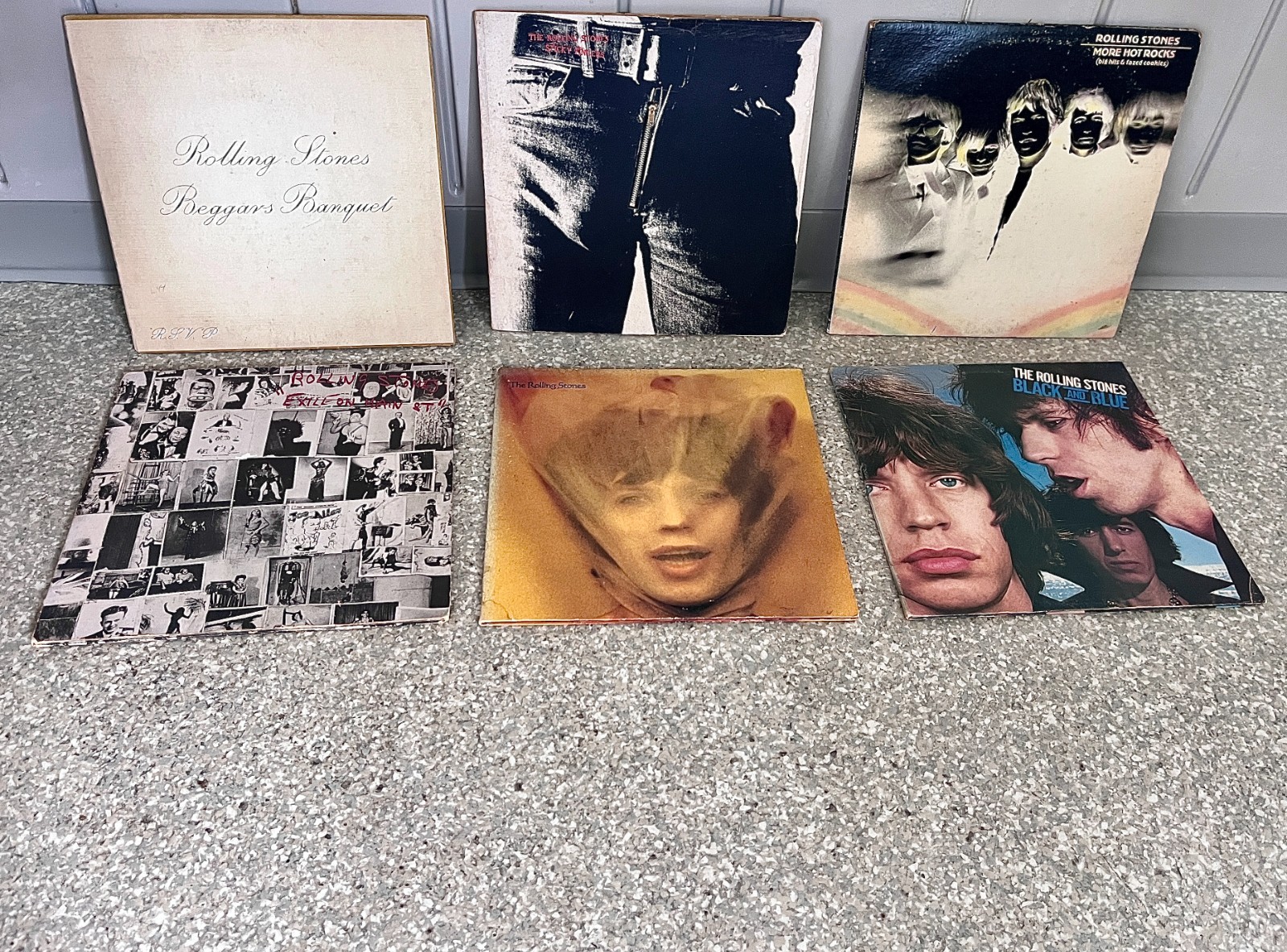 LOT of 6 Rolling Stones vinyl albums