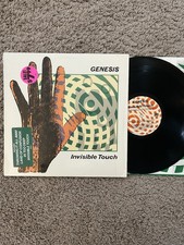 Genesis Invisible Touch Atlantic 1986 Vinyl LP NM/NM Shrink w/ Hype Sticker picture