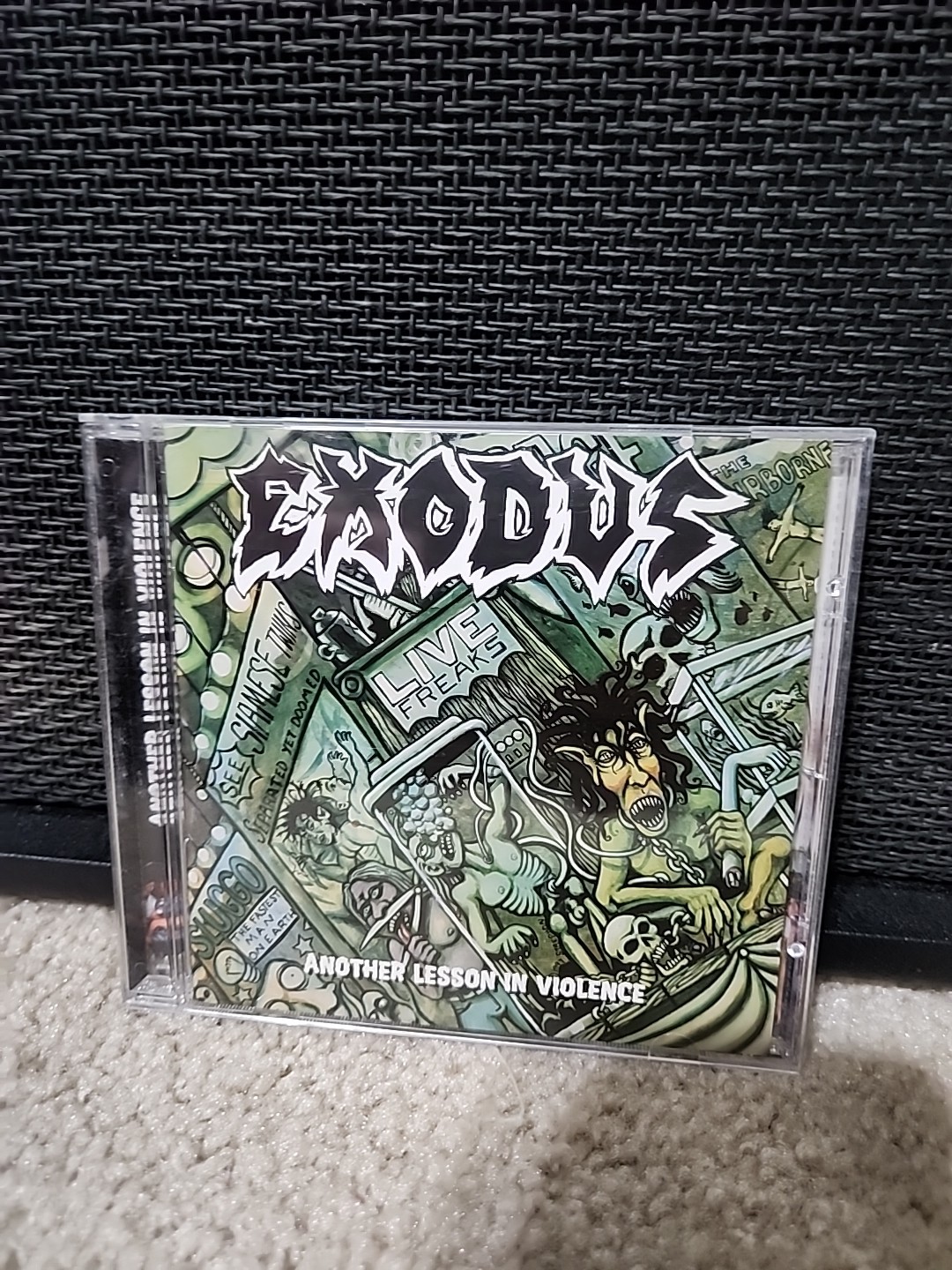 Exodus Another Lesson In Violence Live Cd 1997 1st Press VG++ Century Media
