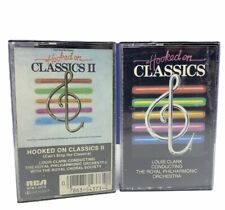 Cassette tape music song vtg mixed lot pair set hooked on classics orchestra mcm picture