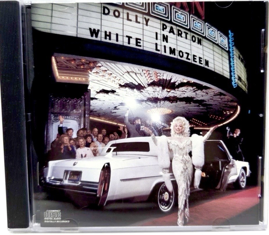 Dolly Parton White Limozeen CD 1989 Vintage Columbia/CBS Records Country Music