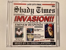 DJ Green Lantern - Invasion CD 2002 Promo Mixtape d12 benzino 50 cent eminem picture
