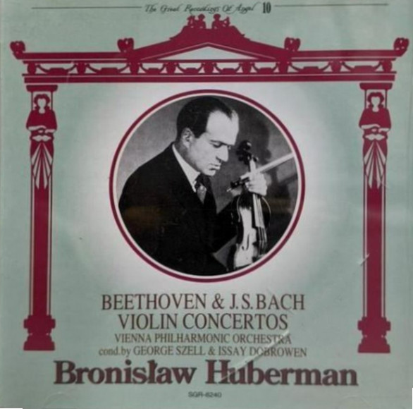 Bronislaw Huberman Beethoven Bach Violin Concertos EMI Japan CD
