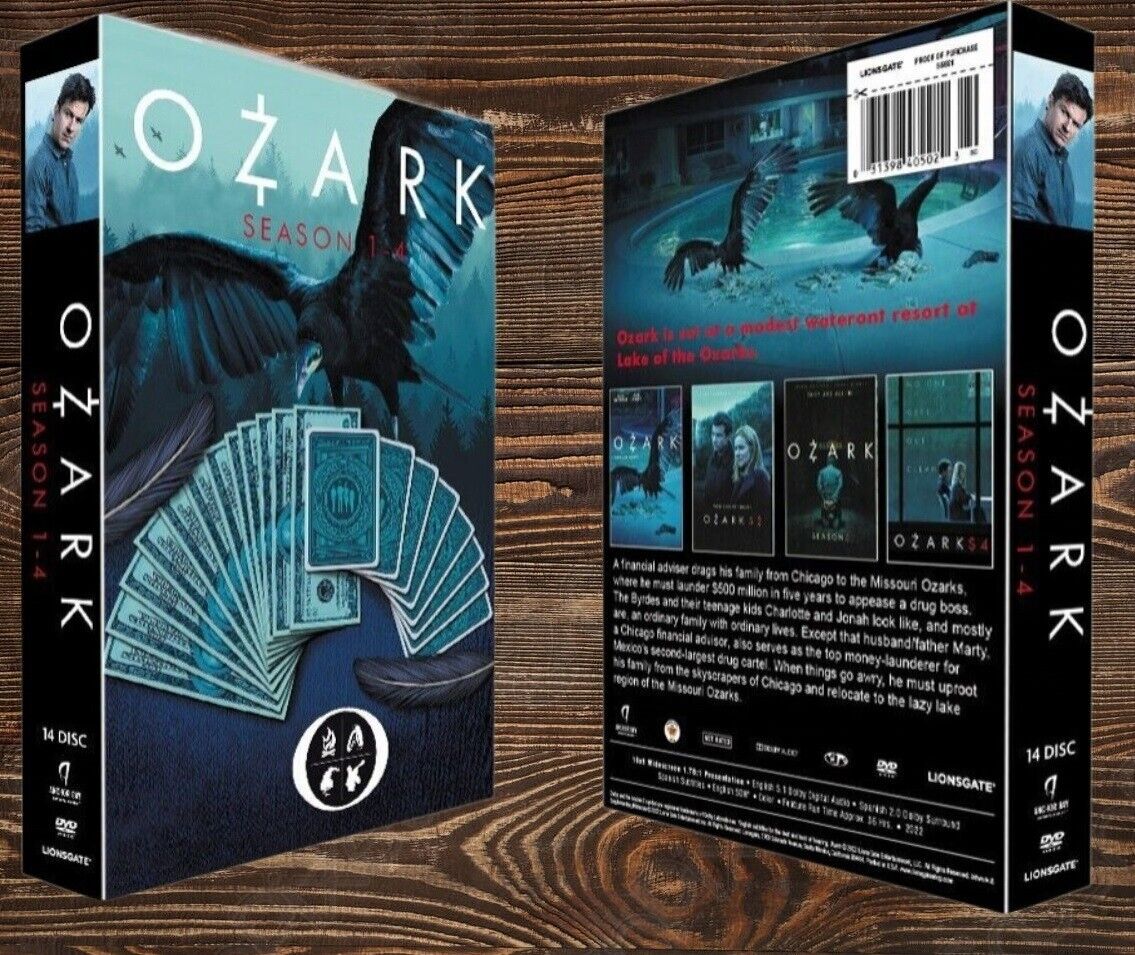 OZARK  Complete Series ~Seasons 1-4  (DVD),free shipping, Region 1