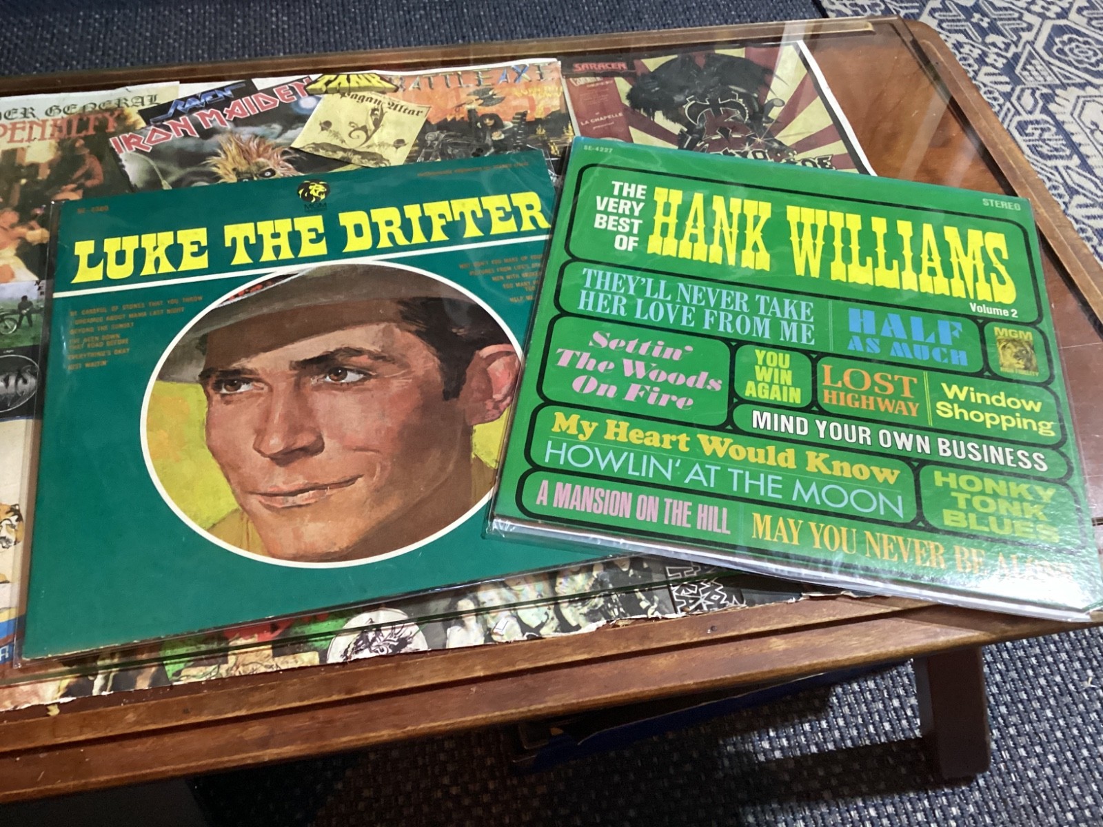 Hank Williams Vinyl LPs vid addded