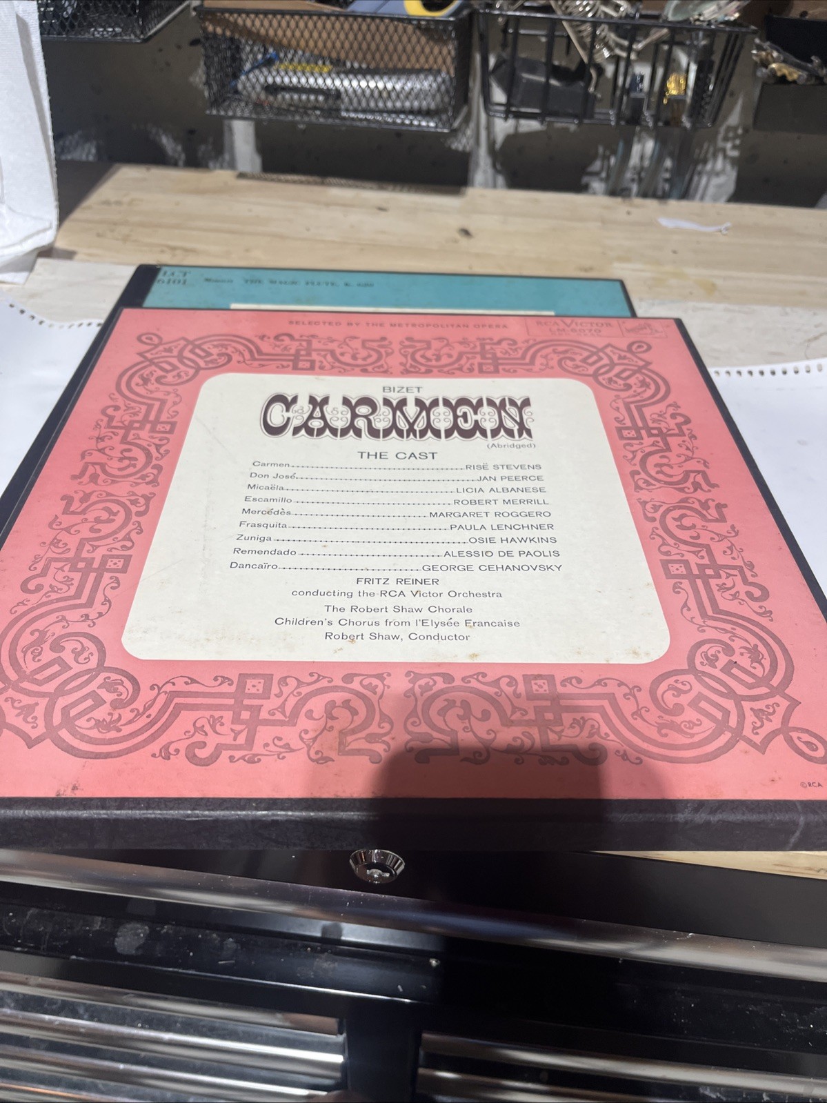 Bizet CARMEN Complete 2 LP BOX SET RCA Records. Lm 6070