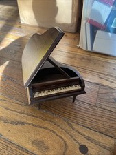 Vintage Reuge Swiss Music Box Miniature Grand Piano The Magic Flute  WORKS picture