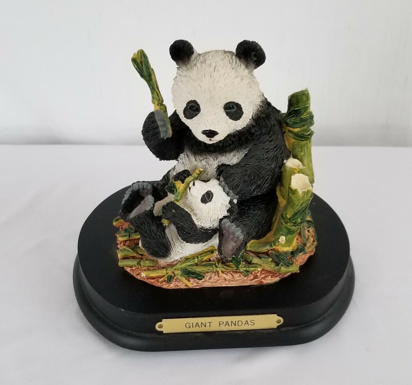 Vintage Giant Pandas Families of the Wild Collection Music Box 