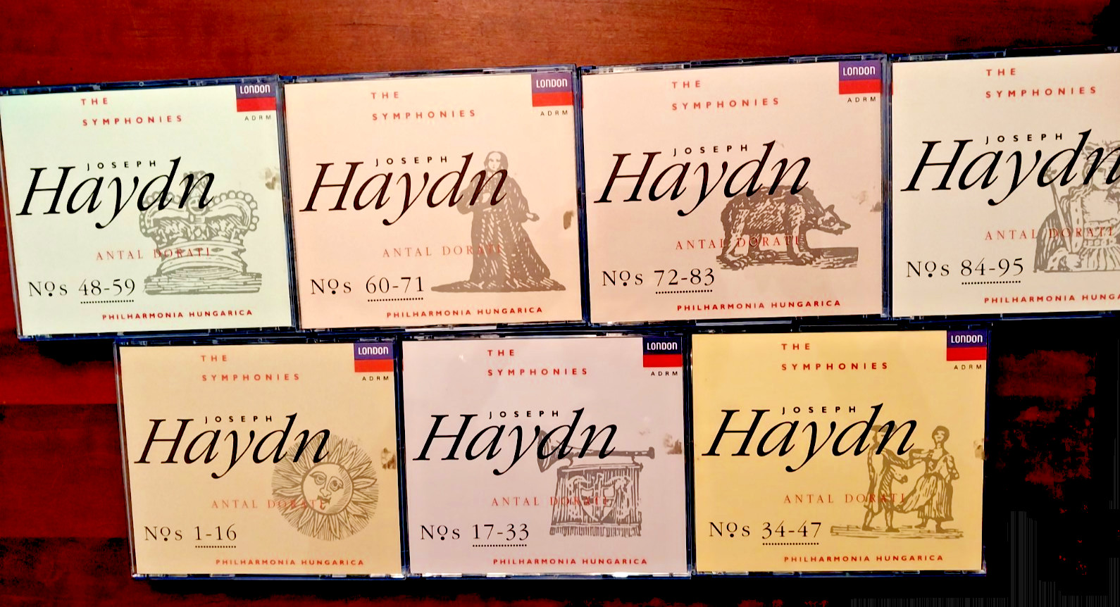 Haydn Symphonies Dorati Philharmonia Hungarica 28 CDs Symphonies 1 - 95