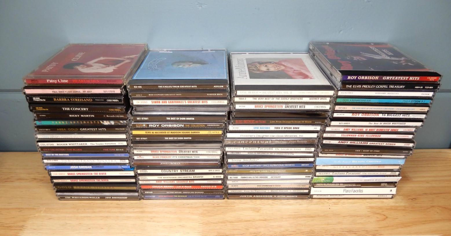 Huge Mixed Music CD Lot: 70+ Albums, Springsteen, Sinatra, Orbison, Abba & more
