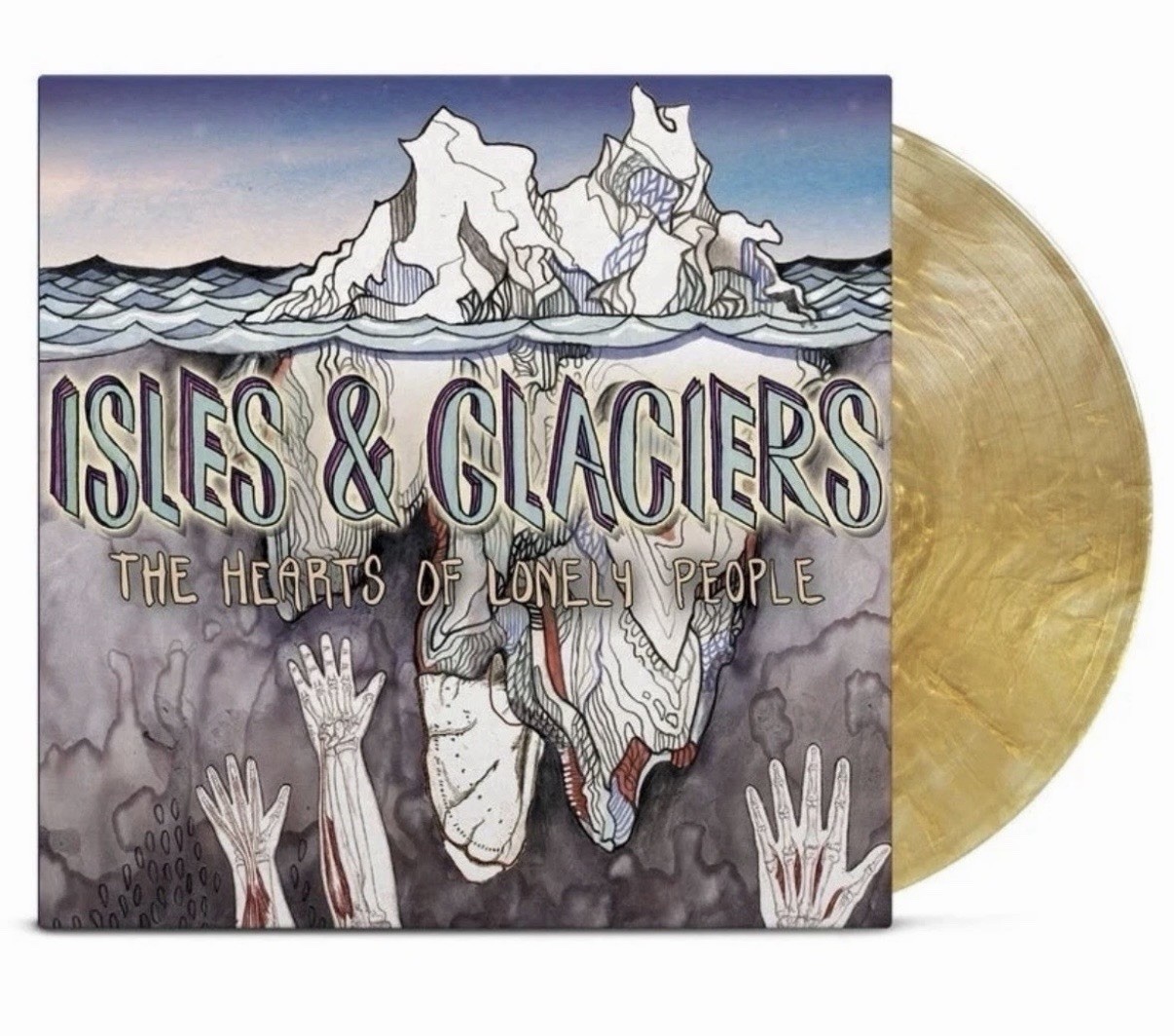 Isles & Glacier - The Hearts Of Lonely People - 🟡 Gold Limited Vinyl x/500 New