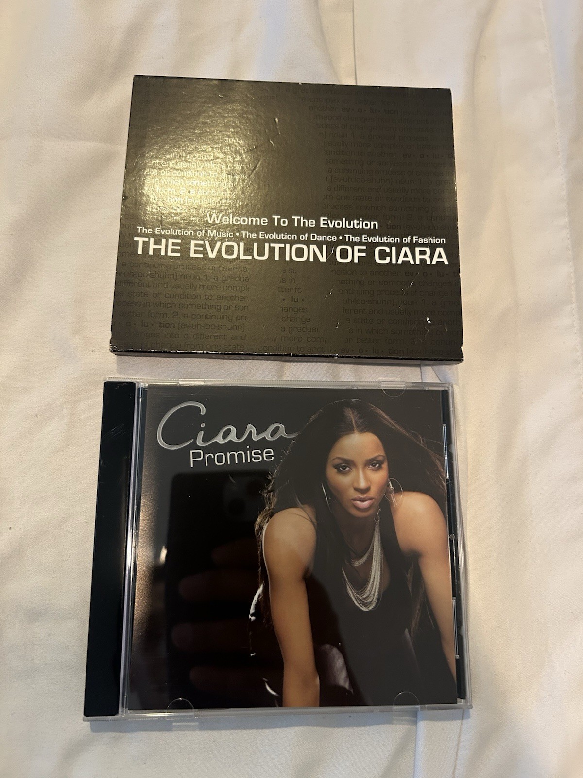 CIARA Promise w/ RARE SLIPCASE - PROMO DJ CD Single w/ PRINTED LYRICS - Unused