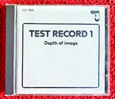 TEST RECORD #1..DEPTH OF IMAGE..1984 W. German Polygram..OPUS 3..MINT picture