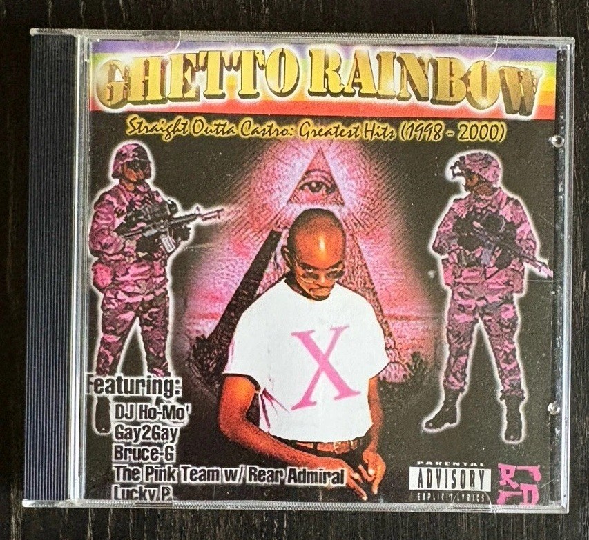 Ghetto Rainbow - Straight Outta Castro 1998-2000 Rare OOP Rap CD Hip Hop GBLT OG