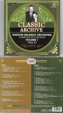 HUDSON-DELANGE ORCHESTRA COMPLETE RECORDINGS, VOL.1 1936-37 2 CD SET NEW IMPORT picture