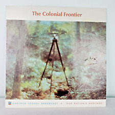 Vtg Chevron School Broadcast The Colonial Frontier LP Our Nations Heritage 1972 picture
