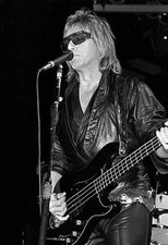 Bass guitarist singer Benjamin Orr performing with The Cars Spring- Old Photo 4 picture