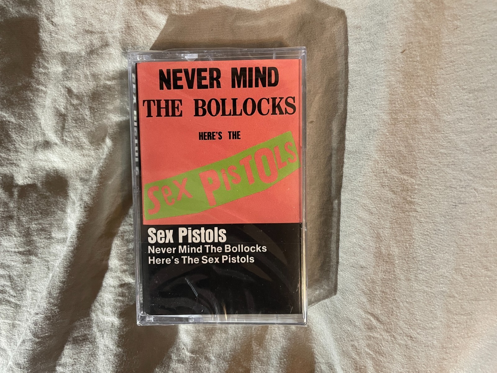 Never Mind the Bollocks Here's the Sex Pistols SEALED Cassette Tape 1977 Warner