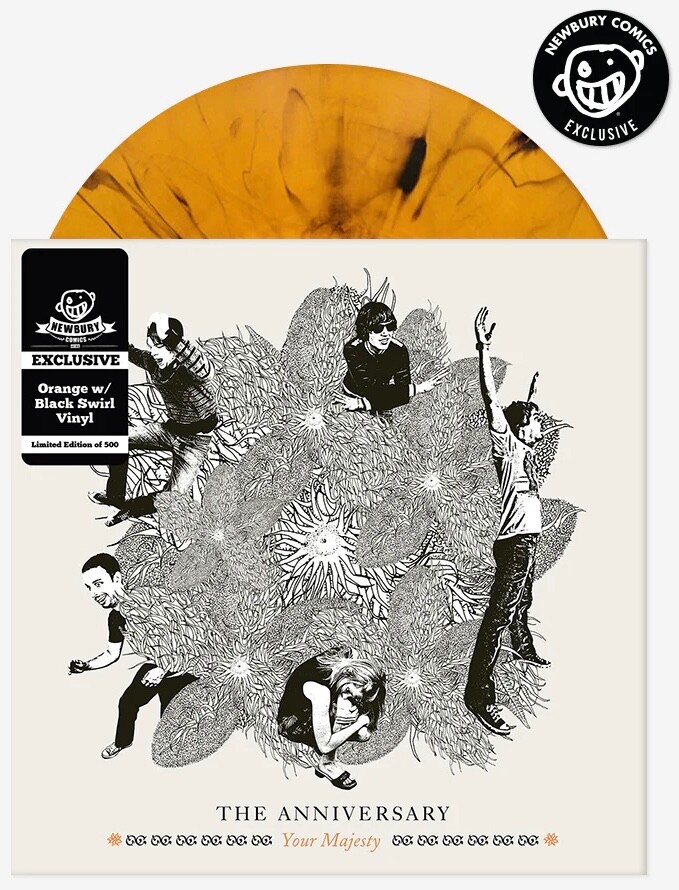 THE ANNIVERSARY Your Majesty NEW Orange Swirl Vinyl LP get up kids tigers jaw