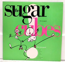 The Sugarcubes Life's Too Good LP 1988 Original 9 60801-1 Green Cover Björk picture