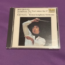 Telarc Beethoven Symphony No. 5/Egmont Overture Ozawa/BSO CD-80060 picture