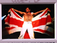 Queen Freddie Mercury Transparency Back Lit Framed Freddie on Stage 1980s #1 picture