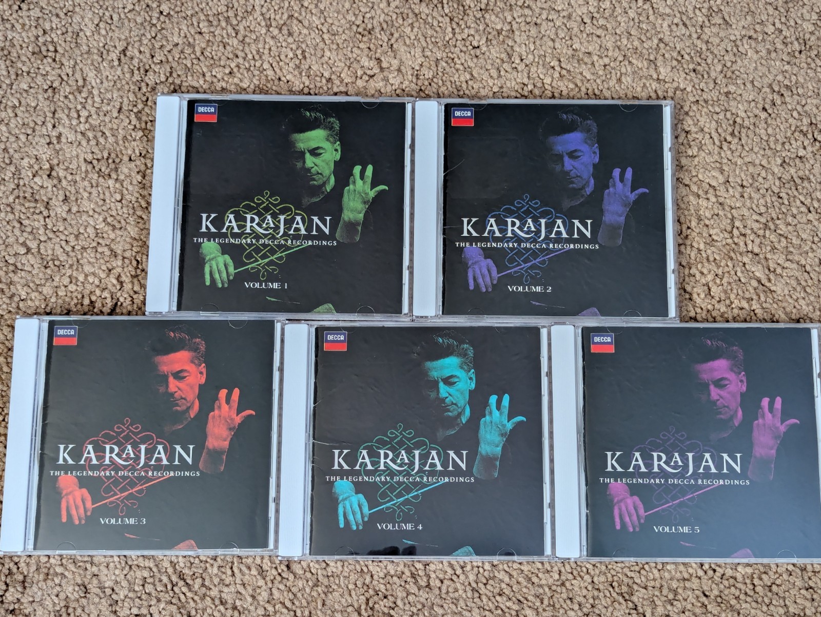 Legendary Decca Recordings - Karajan 5 Vols. Beethoven, Brahms, Haydn, Mozart...
