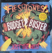 Fleshtones, The - Budget Buster Color Vinyl LP Record   red yellow splatter NM picture