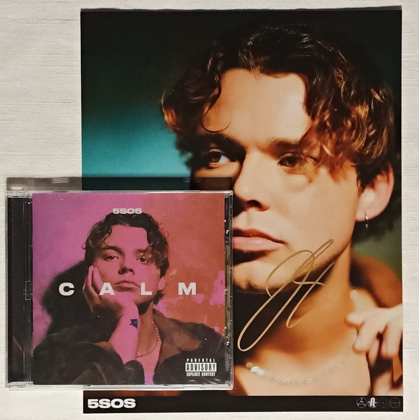 5 Seconds of Summer CALM - Ashton Edition 5SOS CD 2020 + Autographed Photo New 