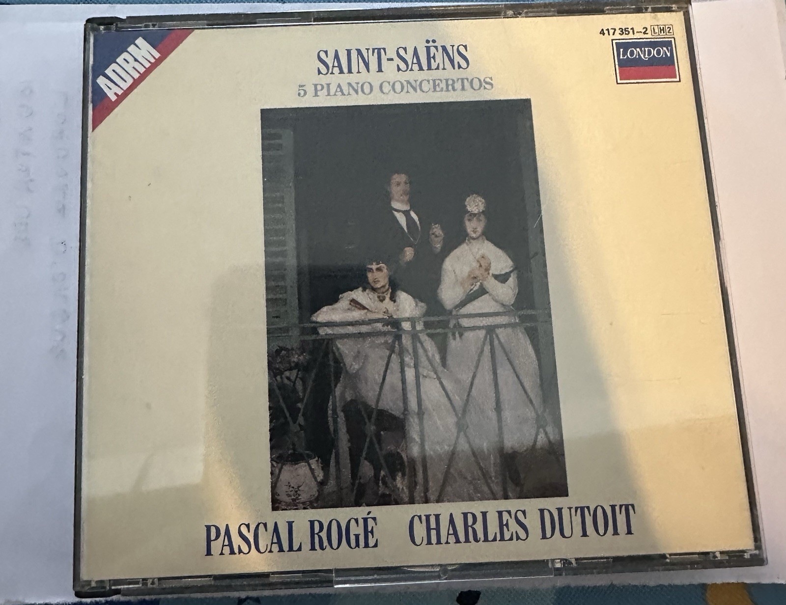CAMILLE SAINT-SAENS Charles Dutoit Pascal Roge 5 Piano Concertos 2CD *AS NEW*