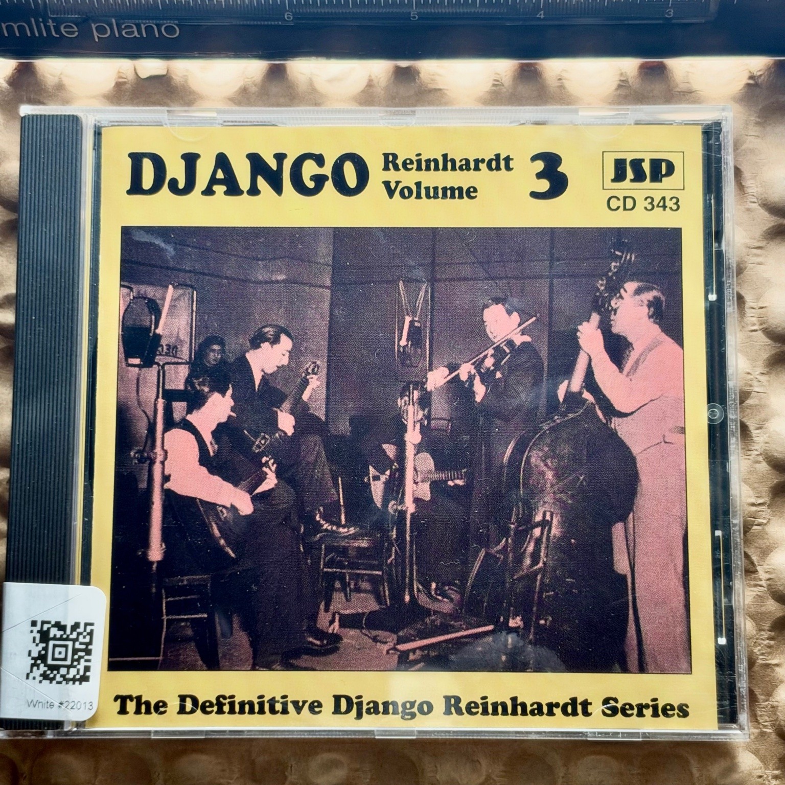 DJANGO REINHARDT Volume 3 CD JSPCD 343 RARE UK IMPORT Gypsy Jazz Grappelli
