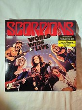 Scorpions World Wide Live NEAR MINT 2-LP Vinyl Set PROMO First U.S. Pressing picture