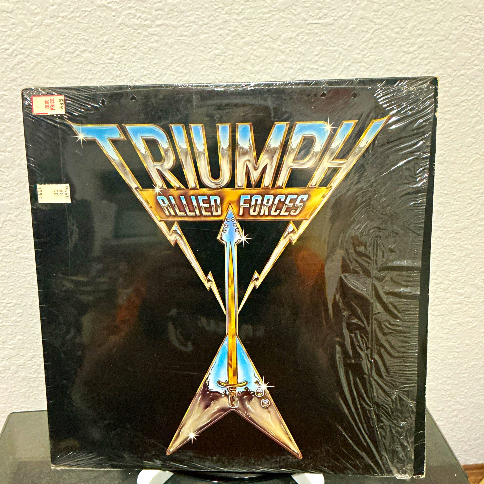 Triumph - Allied Forces LP EX Vinyl/VG+ Sleeve Shrink w/Lyric Insert