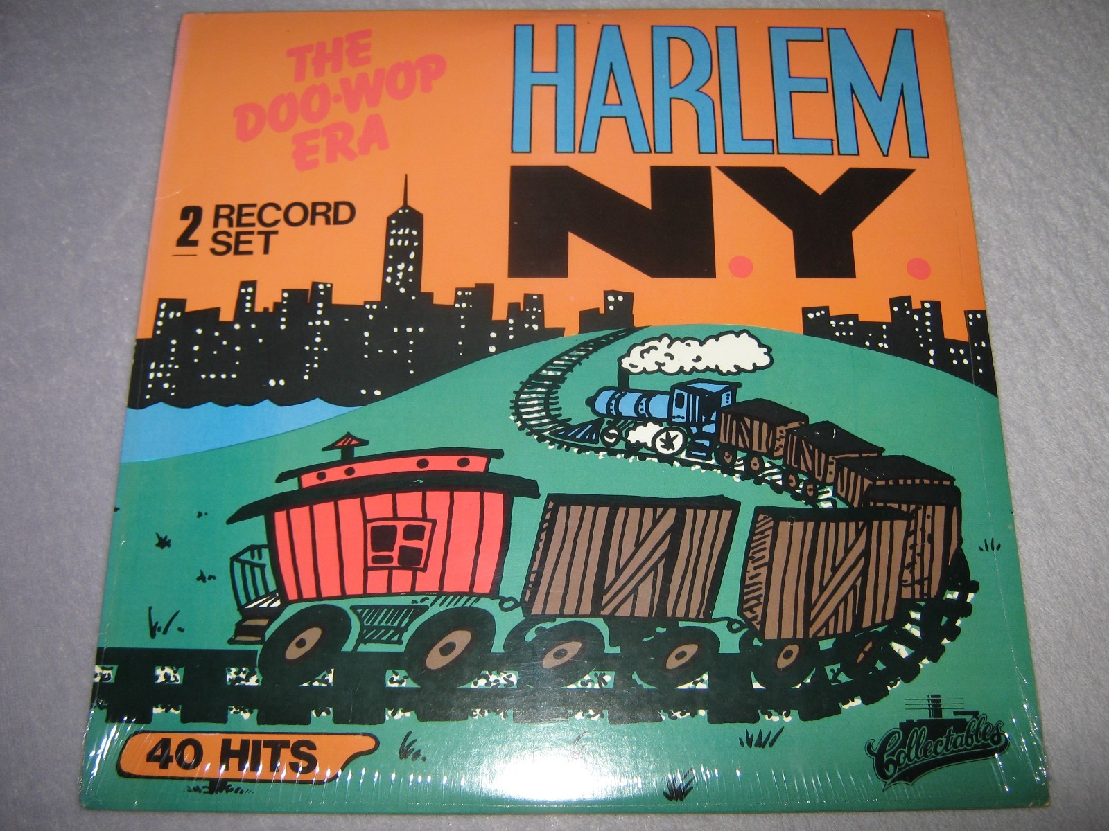 HARLEM N.Y The Doo Wop Era 40 Hits MINTY SEALED New Double Vinyl 2 LP RECORD SET