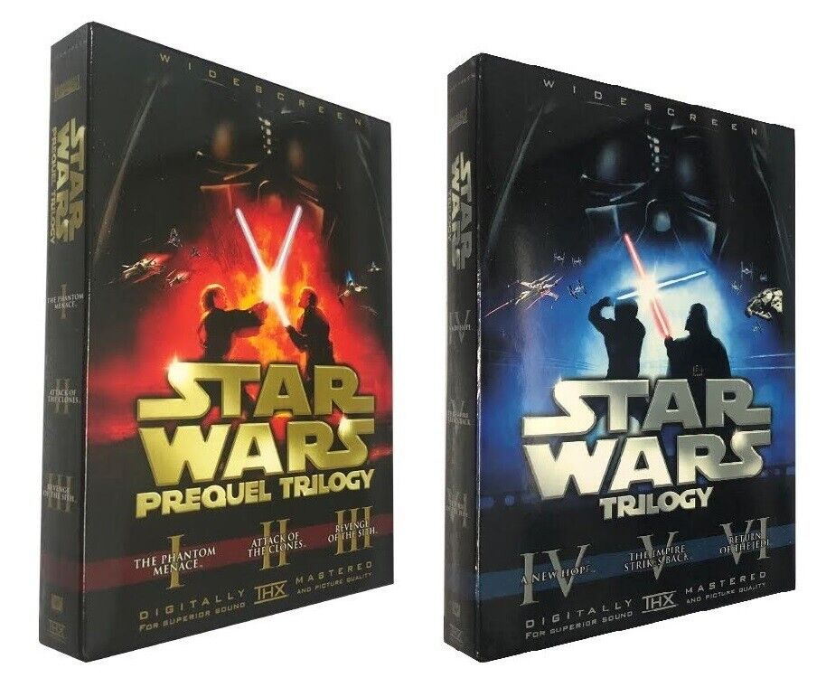 Star Wars: Prequel Trilogy+Trilogy Complete Series, Episode 1-6 (DVD) TV-Series