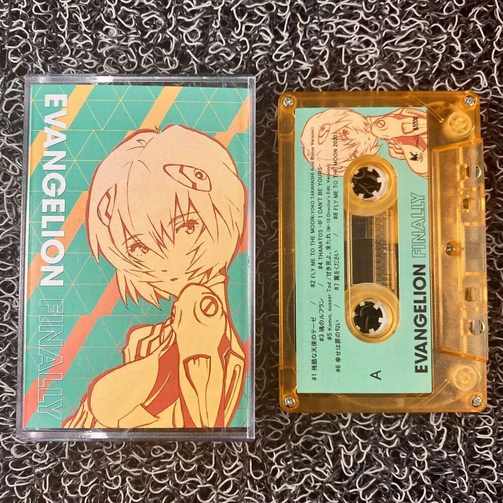 EVA Evangelion EVANGELION FINALLY Tape One Last Kiss Special Color Cassette