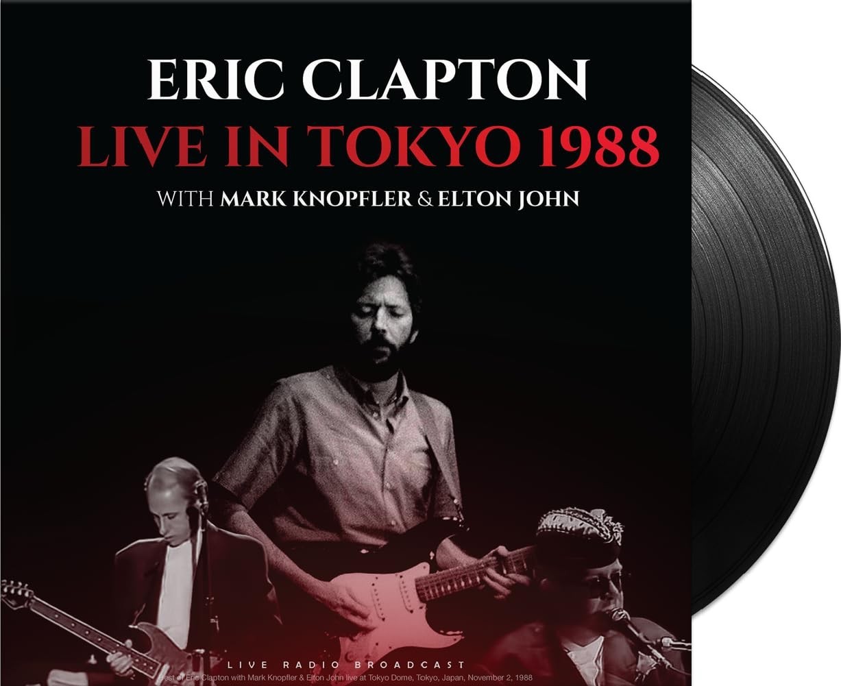 Eric Clapton With Mark Knopfler & Elton John – Live In Tokyo 1988 LP 12\