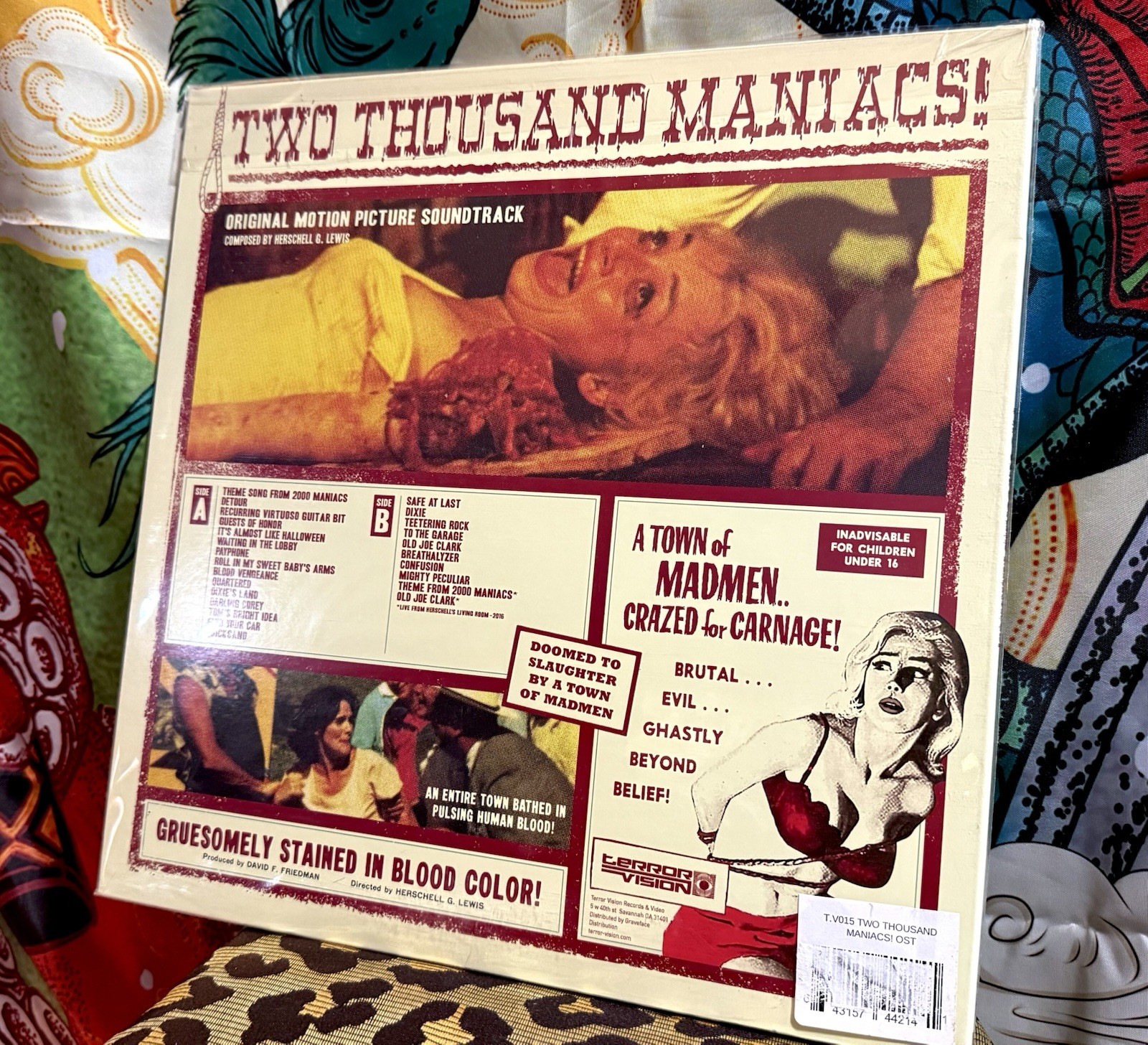 🔥NEW Two Thousand Maniacs Horror Movie (Motion Pict Soundtrack) (Record, 2018)