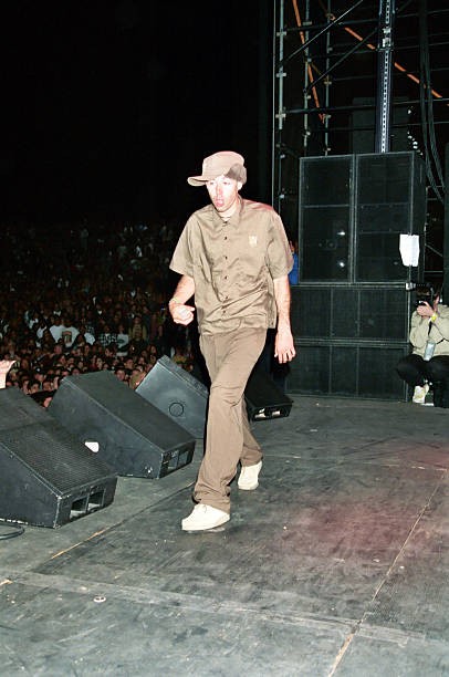 The Beastie Boys at Rage Against The Machine in Concert at Cal Sta- Old Photo 24