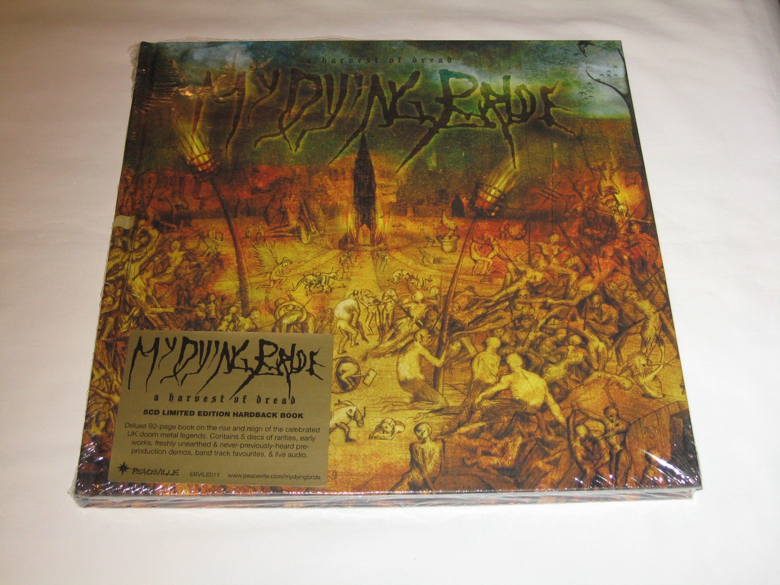 My Dying Bride - A Harvest Of Dread 5 CD hardcover book box set Doom Death Metal