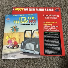 KID'S STUFF Records ( IT'S O.K. TO SAY NO ) ORIG 1984 VINYLP w/ COLORING BOOK picture