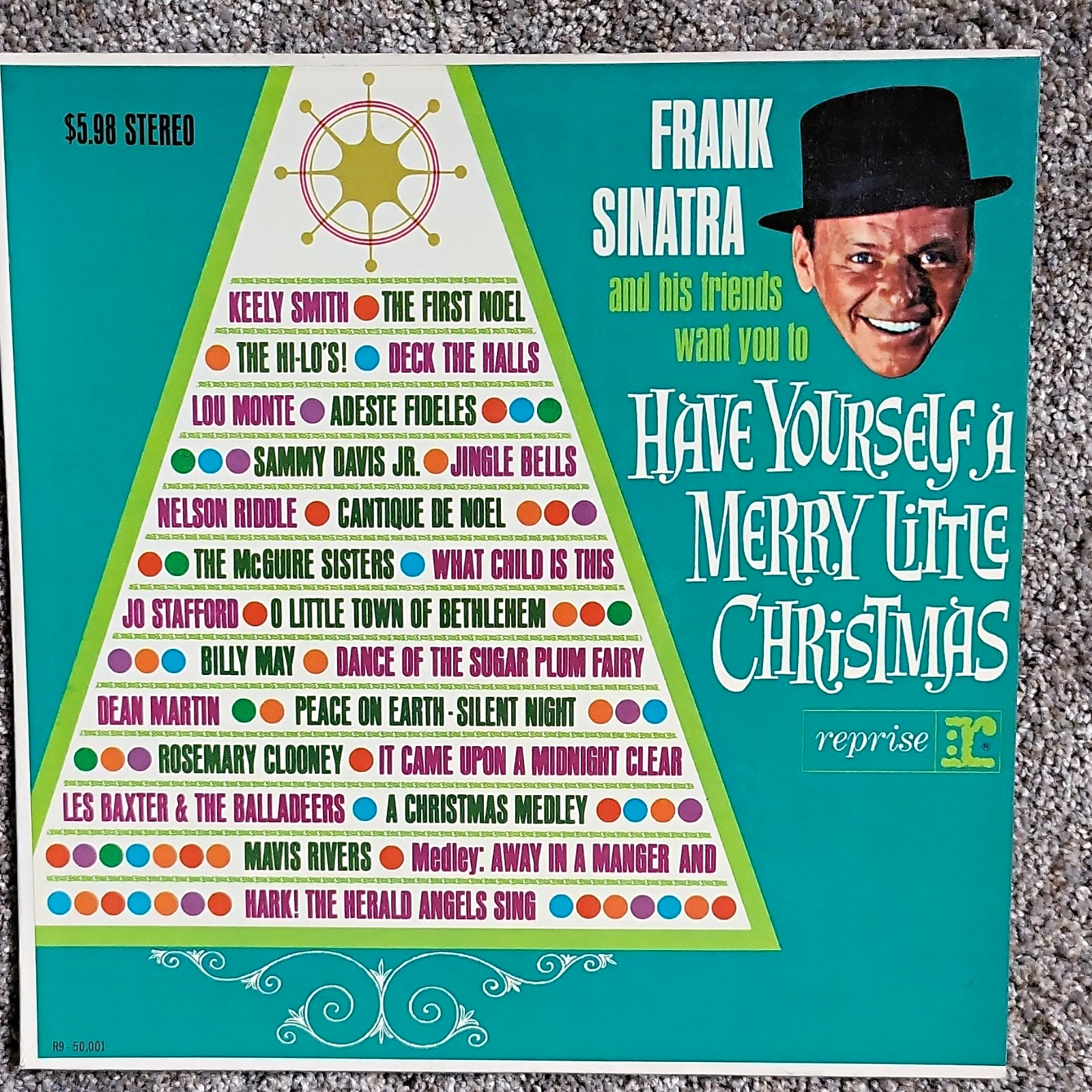 Frank Sinatra Have Yourself a Merry Little Christmas Reprise R9-50,001 Stereo LP